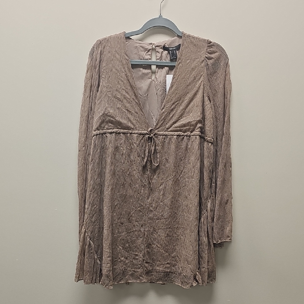 Forever 21 Tan Textured Dress